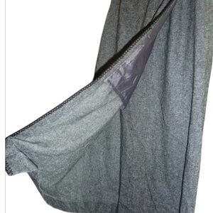 Requirements, Long, Gray Skirt, Wool Blend, Wrap Style Maxi, Classy, 8, Nwt
